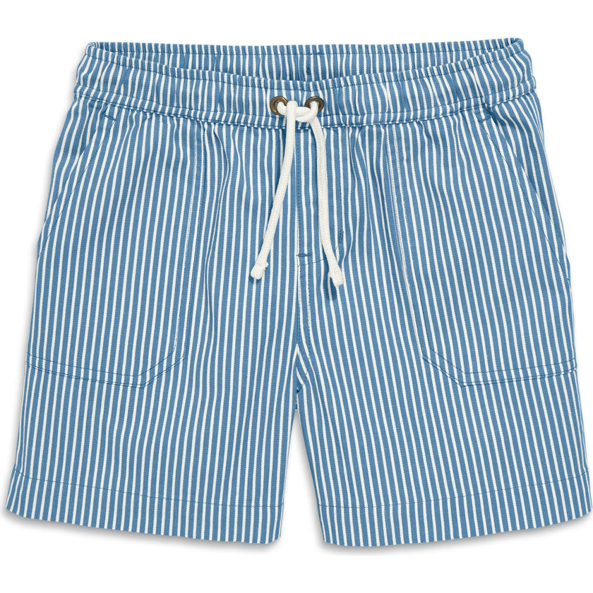 Clearance kids stretch chino short in boardwalk stripe