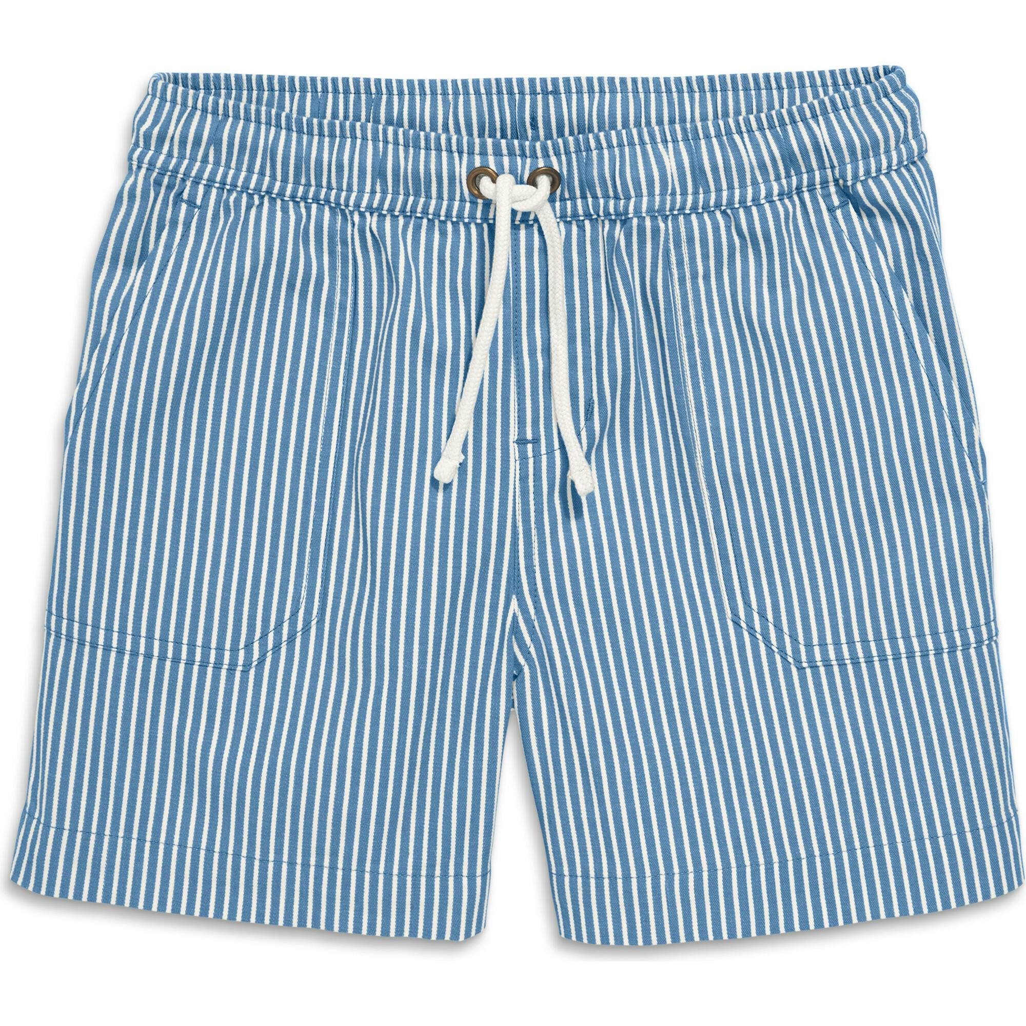 Clearance kids stretch chino short in boardwalk stripe