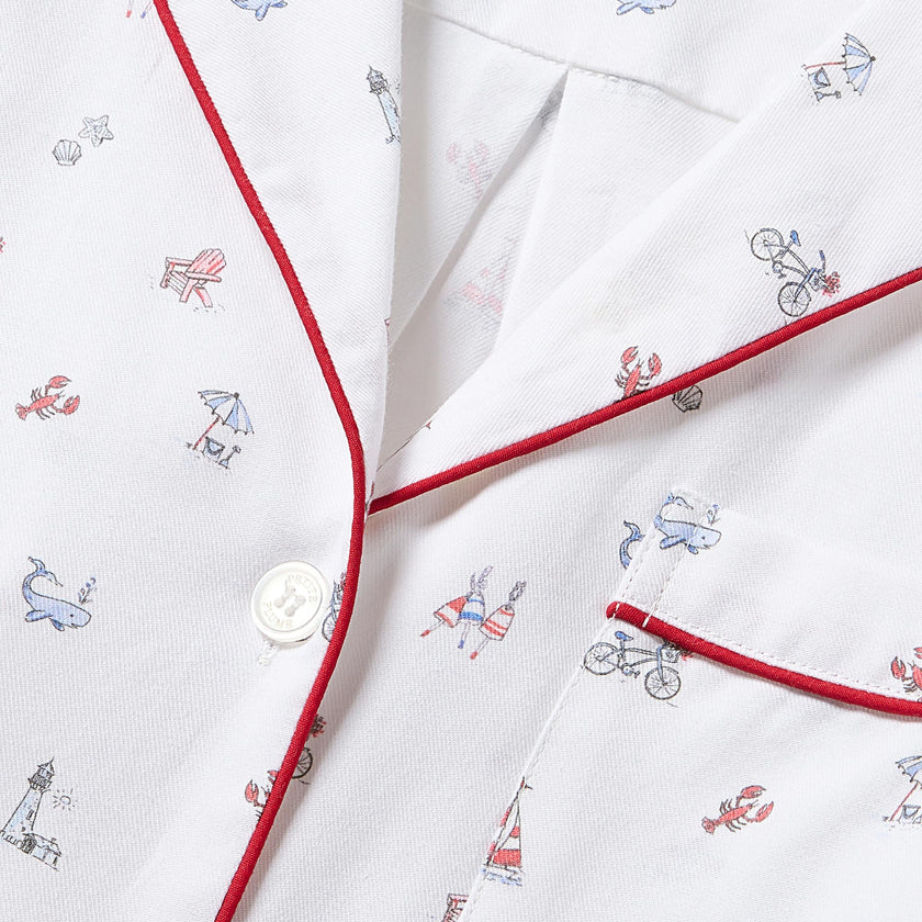 Kid's Twill Pajama in Coastal Charms