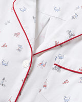Kid's Twill Pajama in Coastal Charms