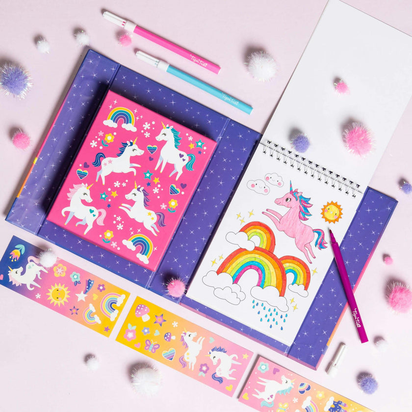 Tribe: Coloring Set - Magic Activity Set w/ Stickers