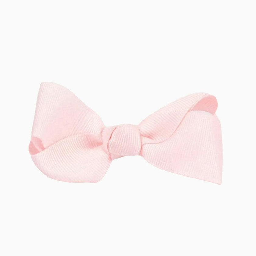 Large Bow Hair Clip in Powder Pink