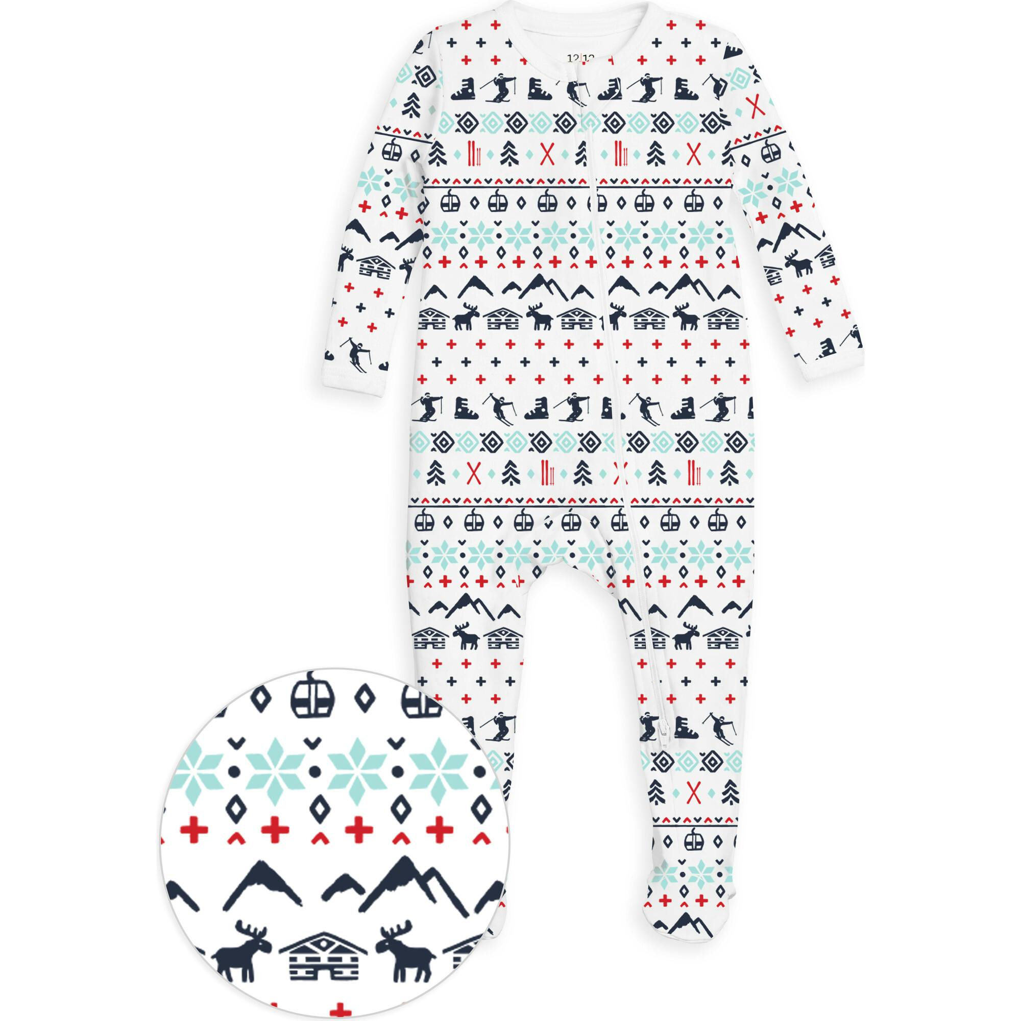 The Organic Zipper Footie [Ski Club]
