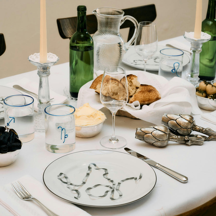 Ribbon Dessert Plate