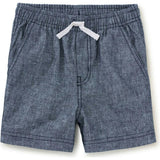 Chambray Sport Shorts