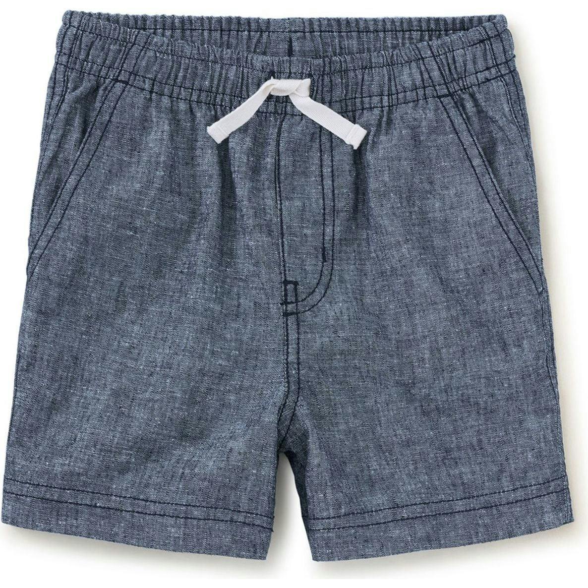 Chambray Sport Shorts