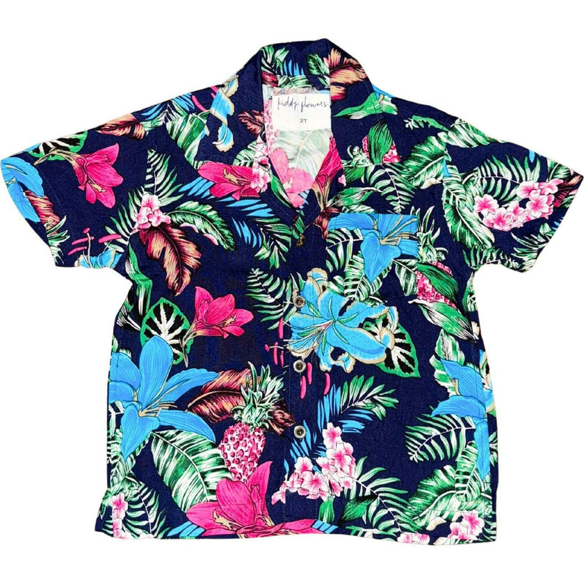 The Flower Hour - Boys Hawaiian Shirt