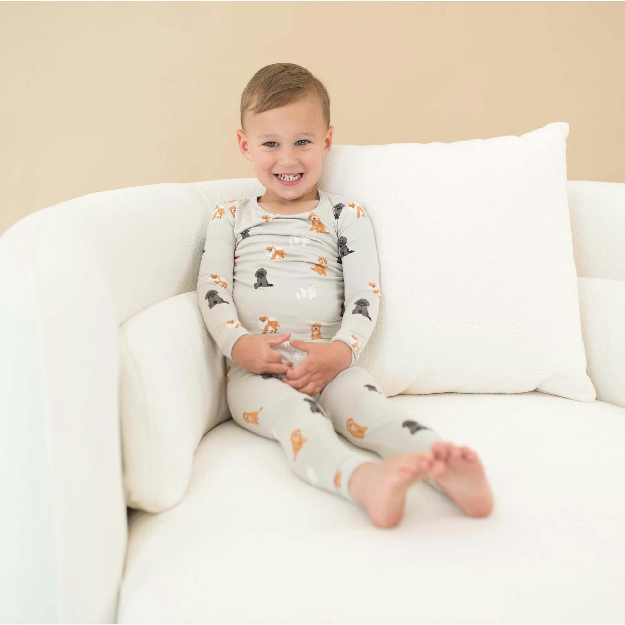 Toddler Pajama Set, Cream