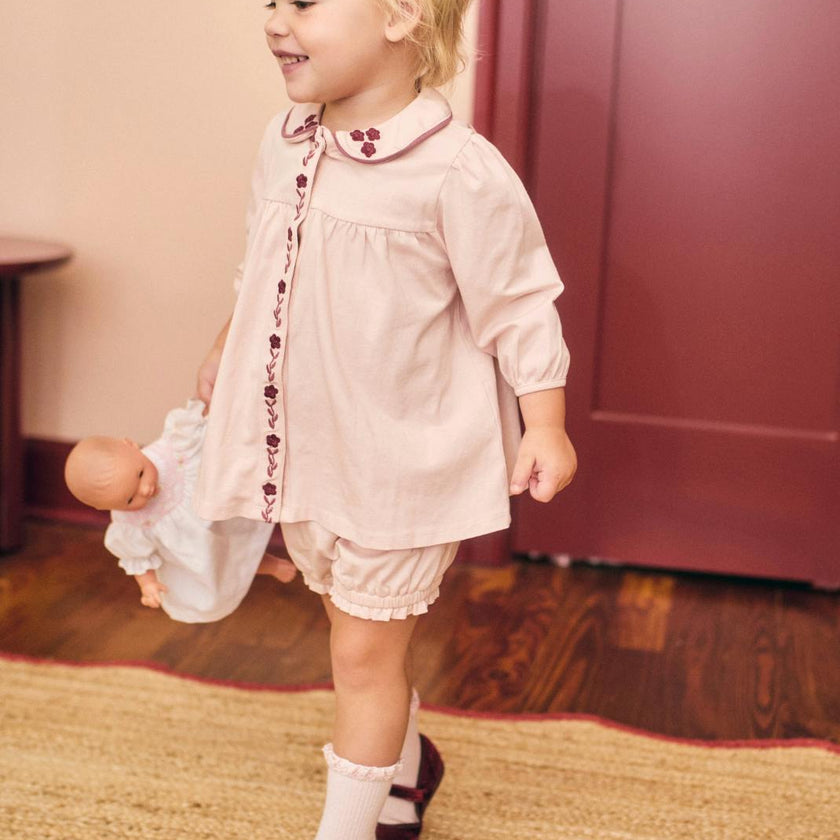 Collier Baby Set in Blushing Pink