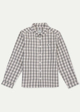 The Light Grey Checked Flannel Shirt