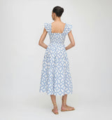 The Ellie Nap Dress - Blue Marigold Block