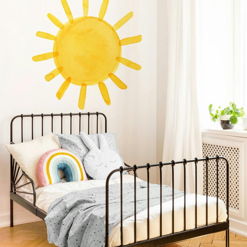 Watercolor Sun • Extra Large • Peel-and-Stick Wall Decals