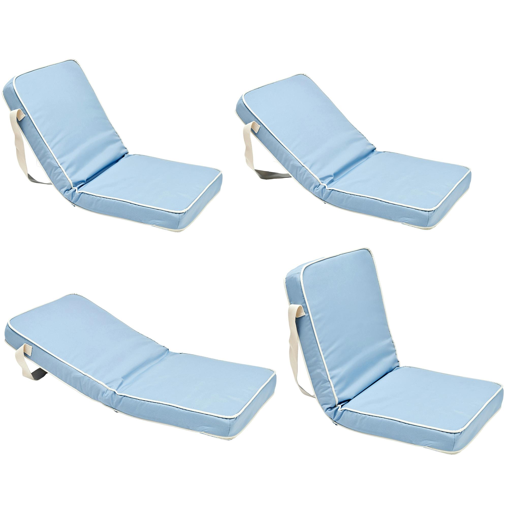 Take Anywhere Folding Chair: La Mer Med Blue