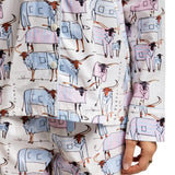 Women's Drawbertson Longhorns Long PJ Set