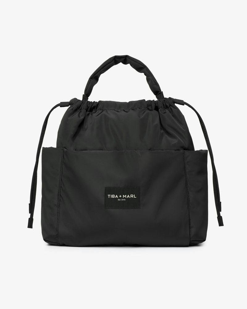 Luna Drawstring Changing Tote Black