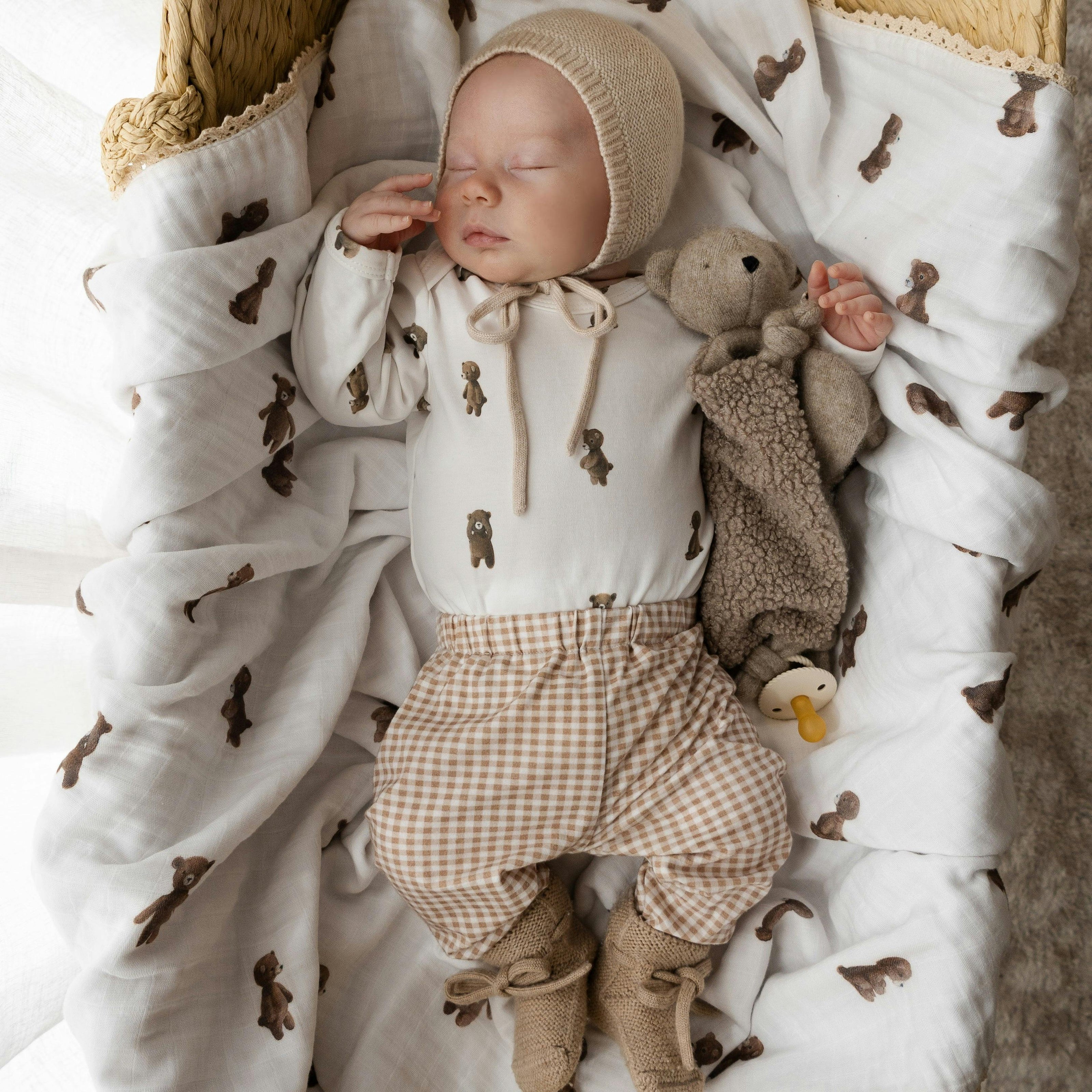 Baby Heirloom blanket - Teddy Bear