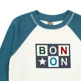 BONTON Logo Baseball Ringer Sweatshirt