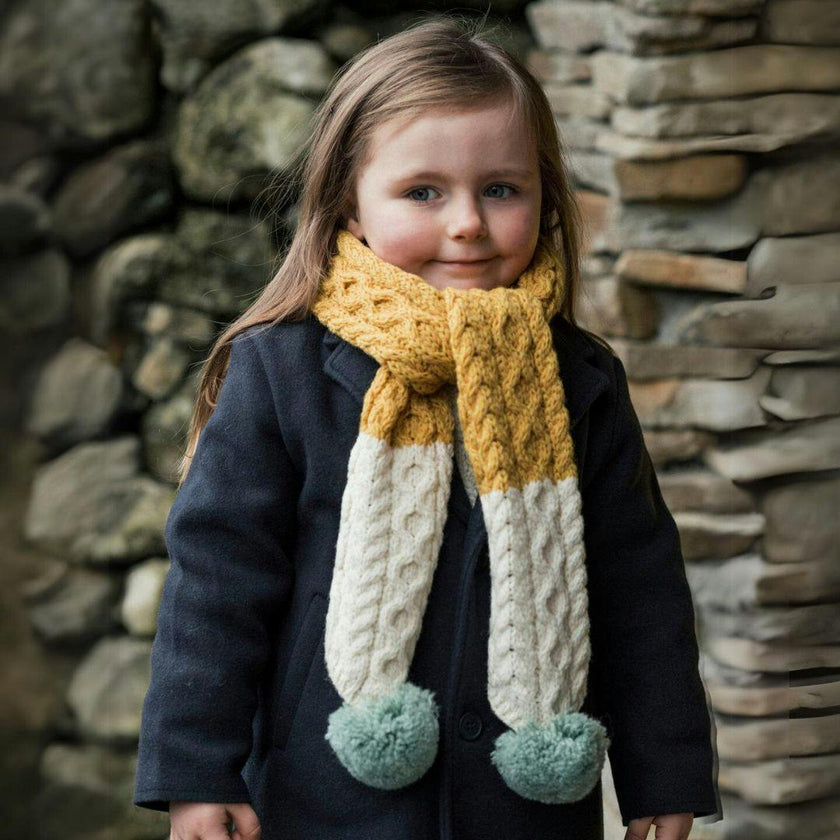 Finchley Merino Scarf - Mustard