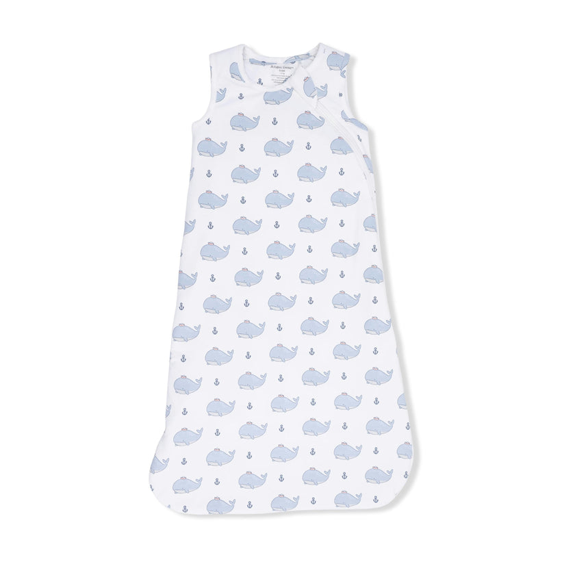 Bubbly Sailor Whale Blue - Sleep Bag