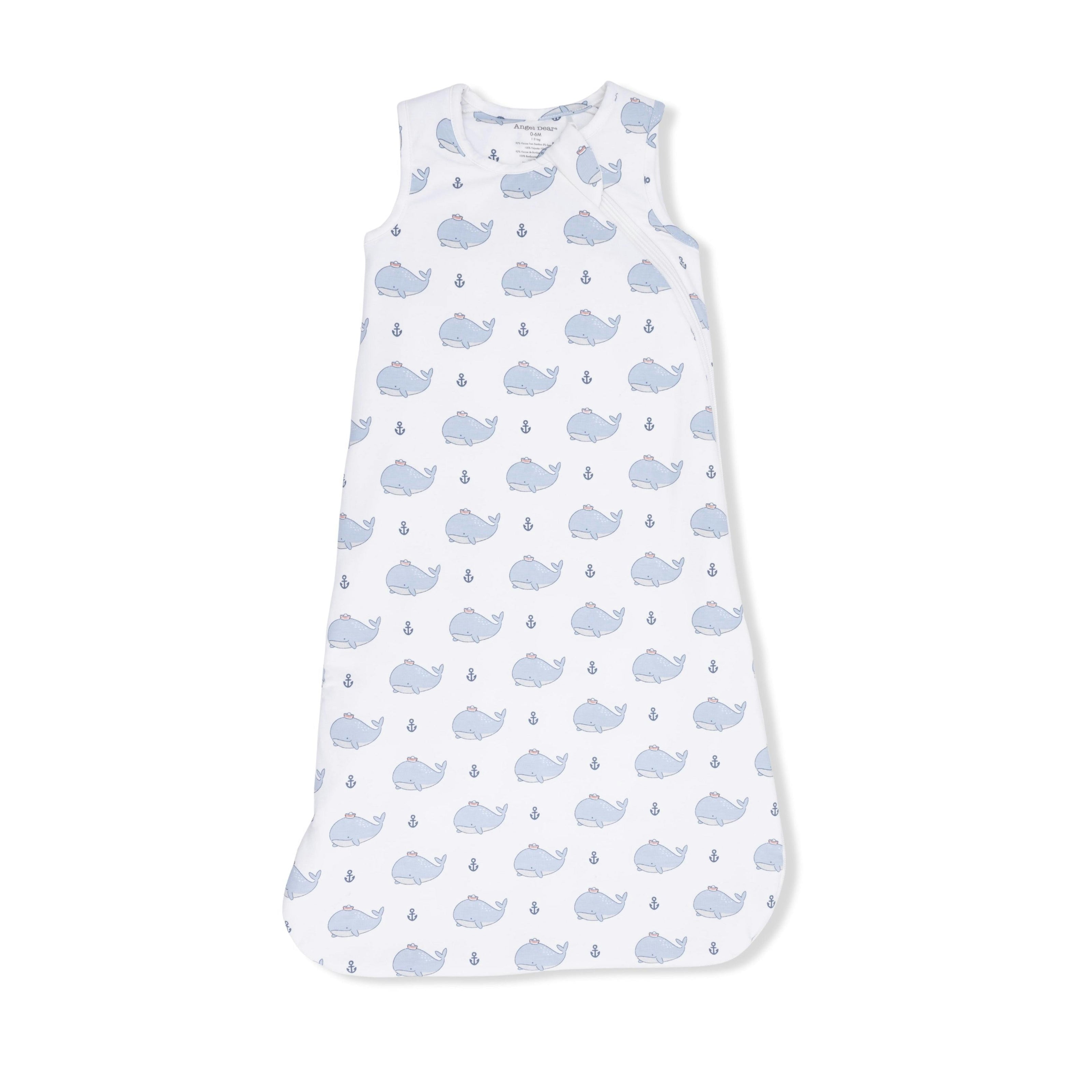 Bubbly Sailor Whale Blue - Sleep Bag