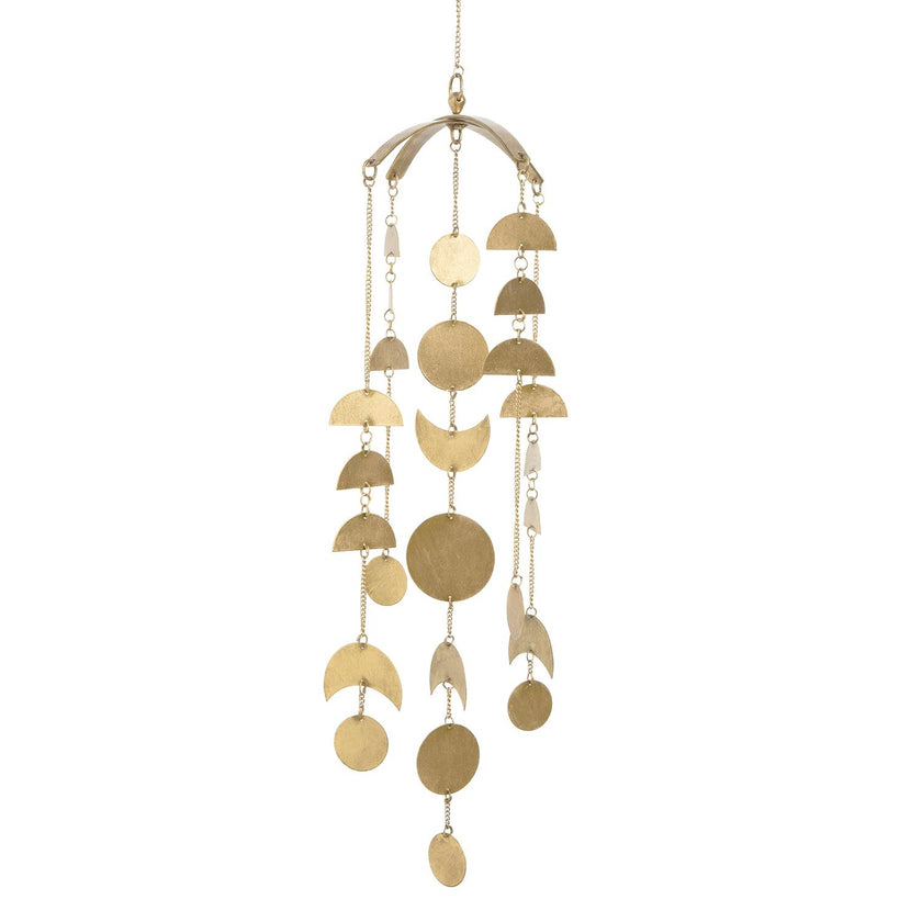 Luna Moon Brass Nursery Ceiling Hanging