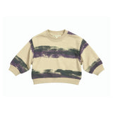 Purple Brush Of Paint Relaxed Fit Sweatshirt