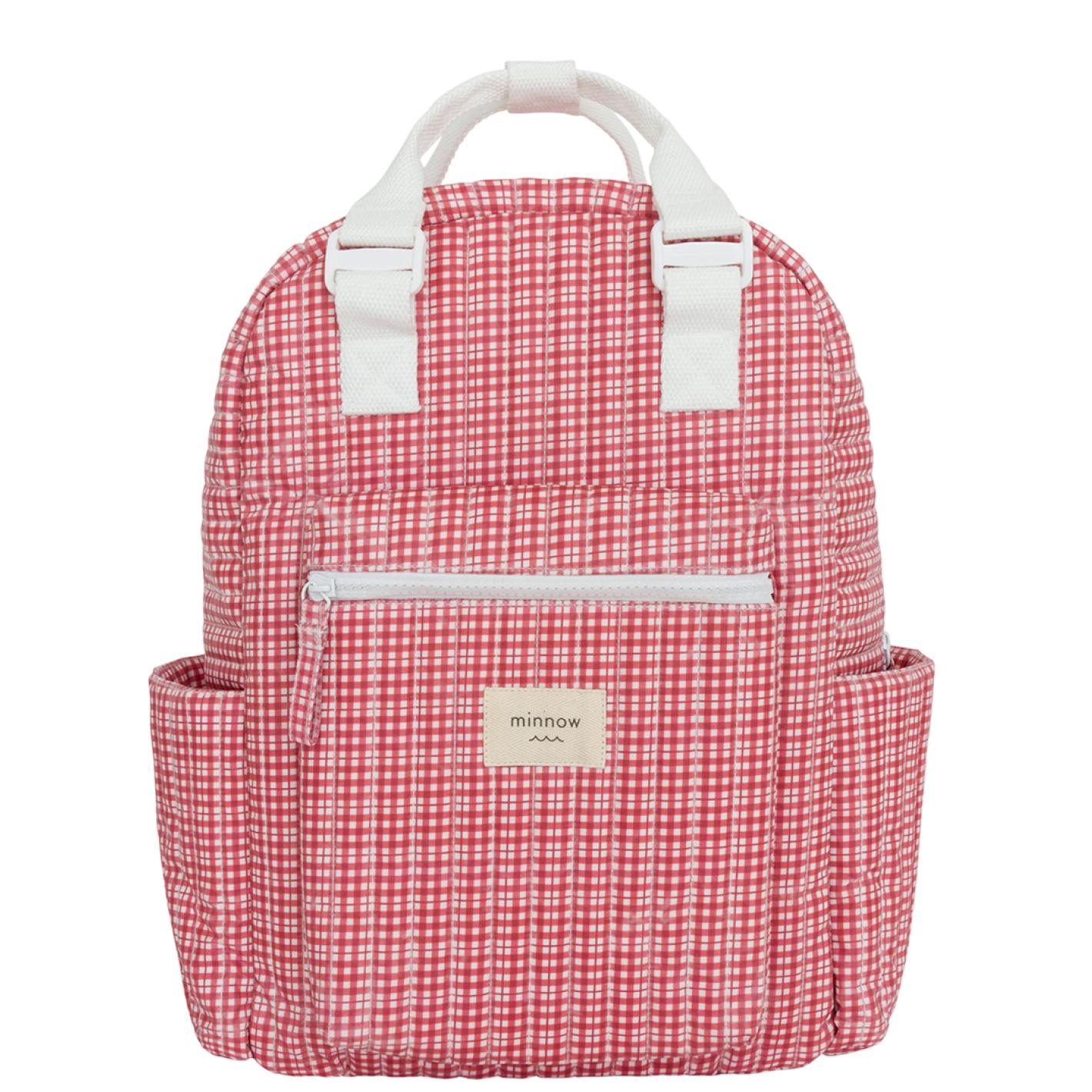Poppy Gingham Coated Everyday Backpack