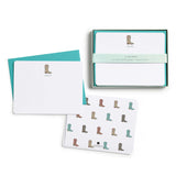 Set of 8 Flat Notecards