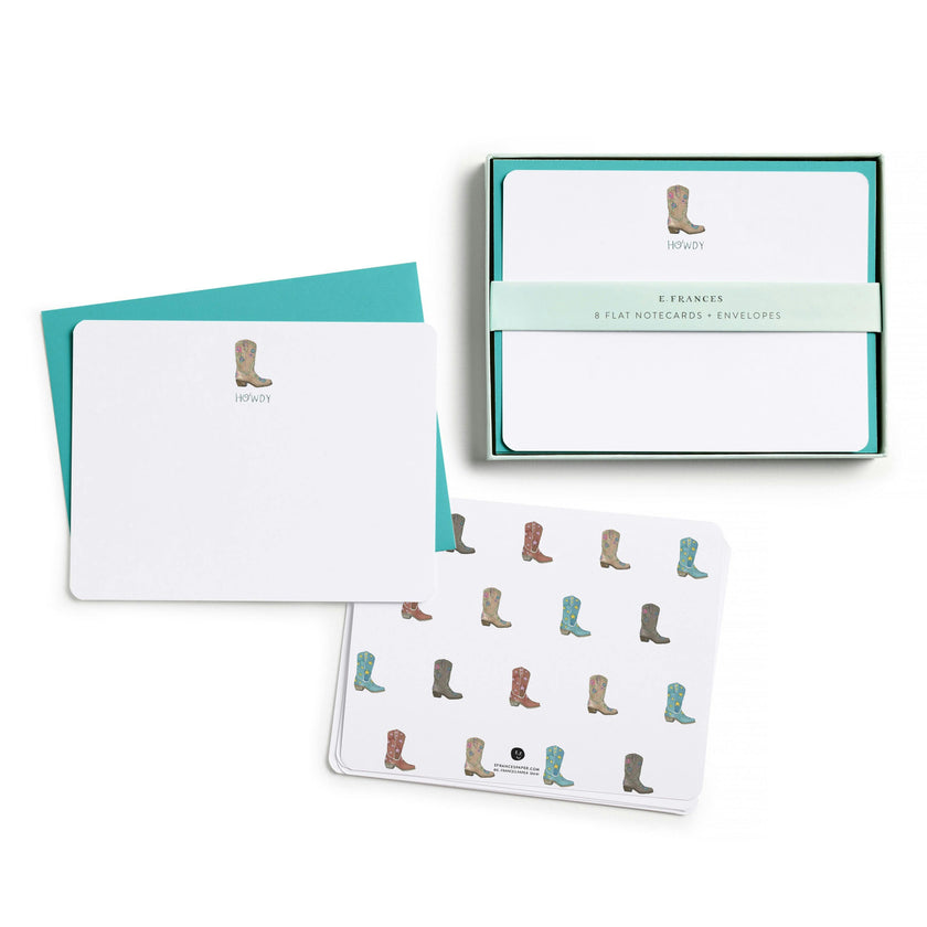 Cowboy Boot Flat Note Set