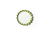Olive Arabesque Trim Scallop Salad Plate