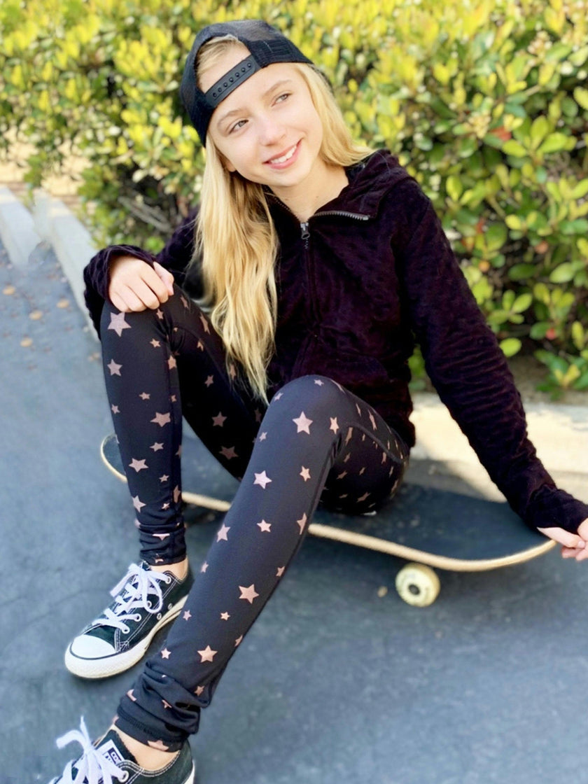 Shelbie Star Print Activewear Leggings