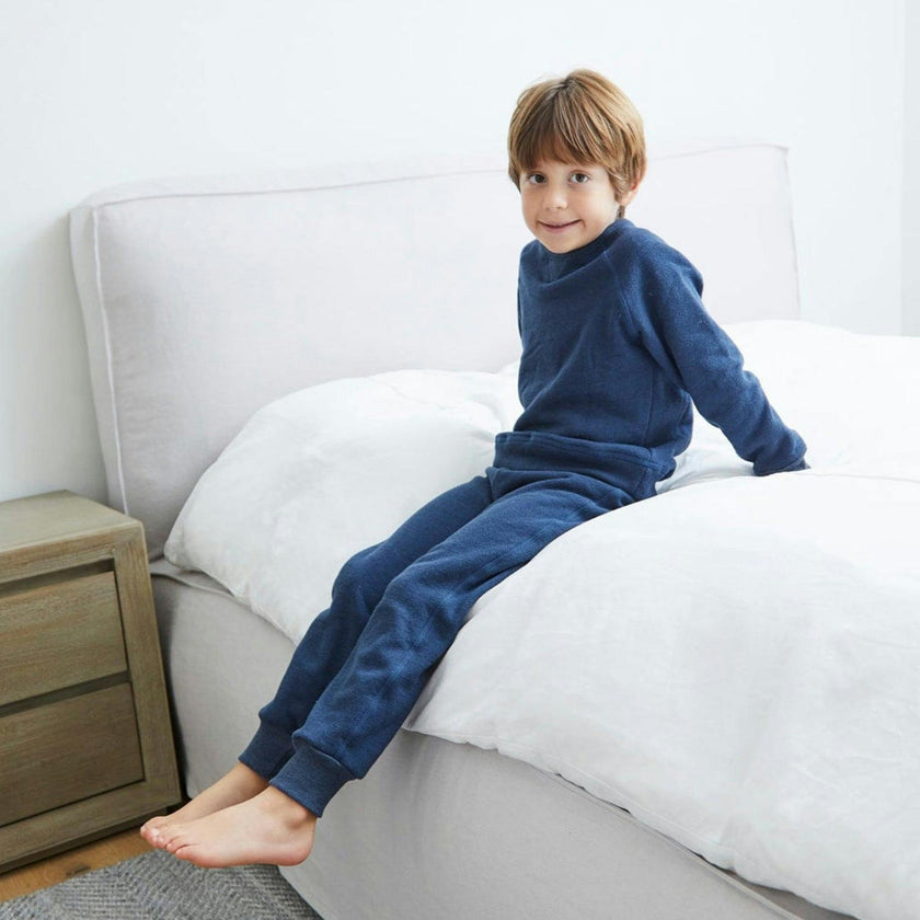 Heathered Vintage Sherpa Sweatshirt and Sweatpant Set