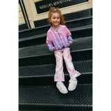 Women's Lavender Haze Sequin Bomber