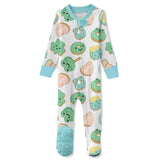 CRUZ Snug Fit Footed Baby Girls Pajamas