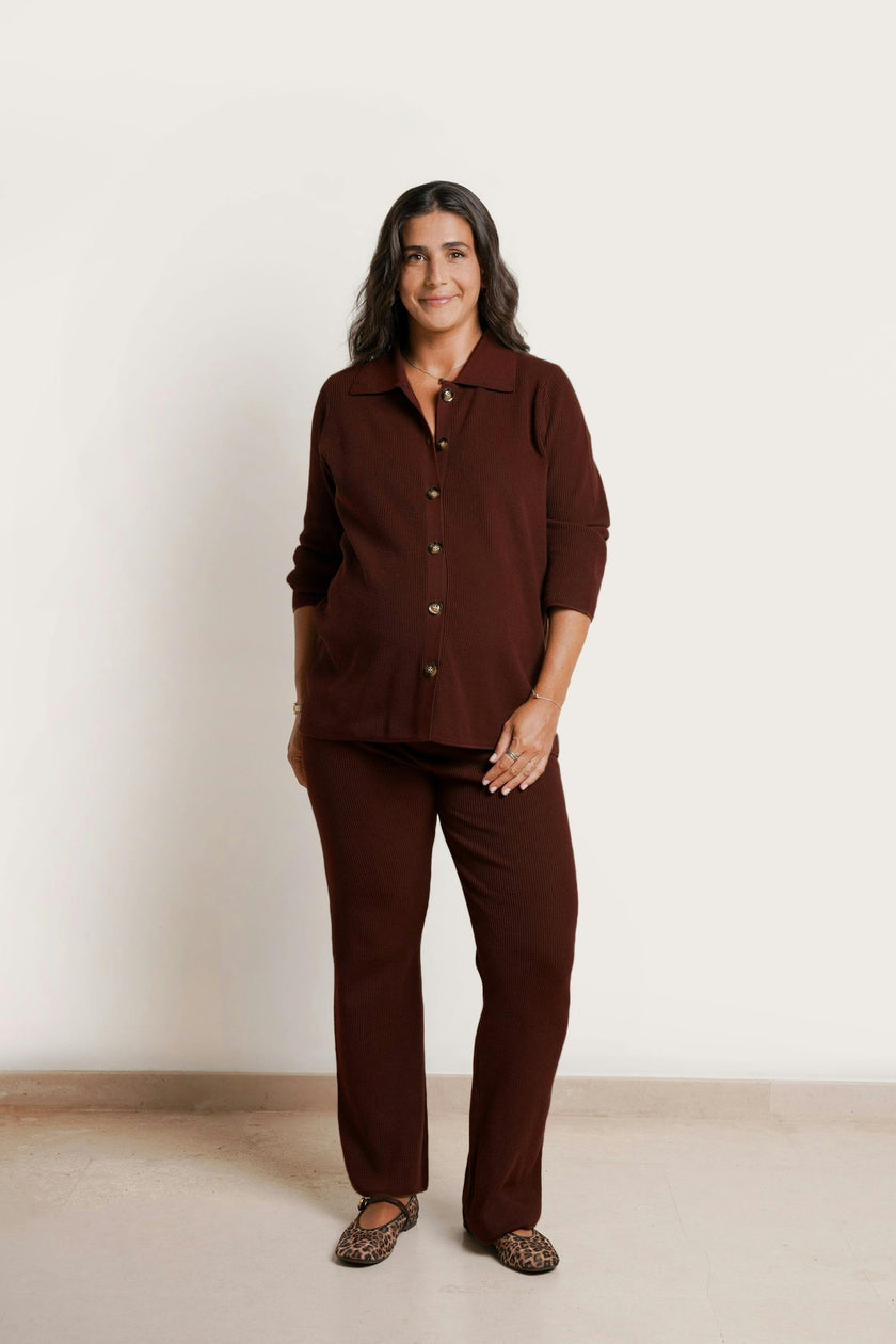 Georgina Over-Bump Maternity Knit Pants