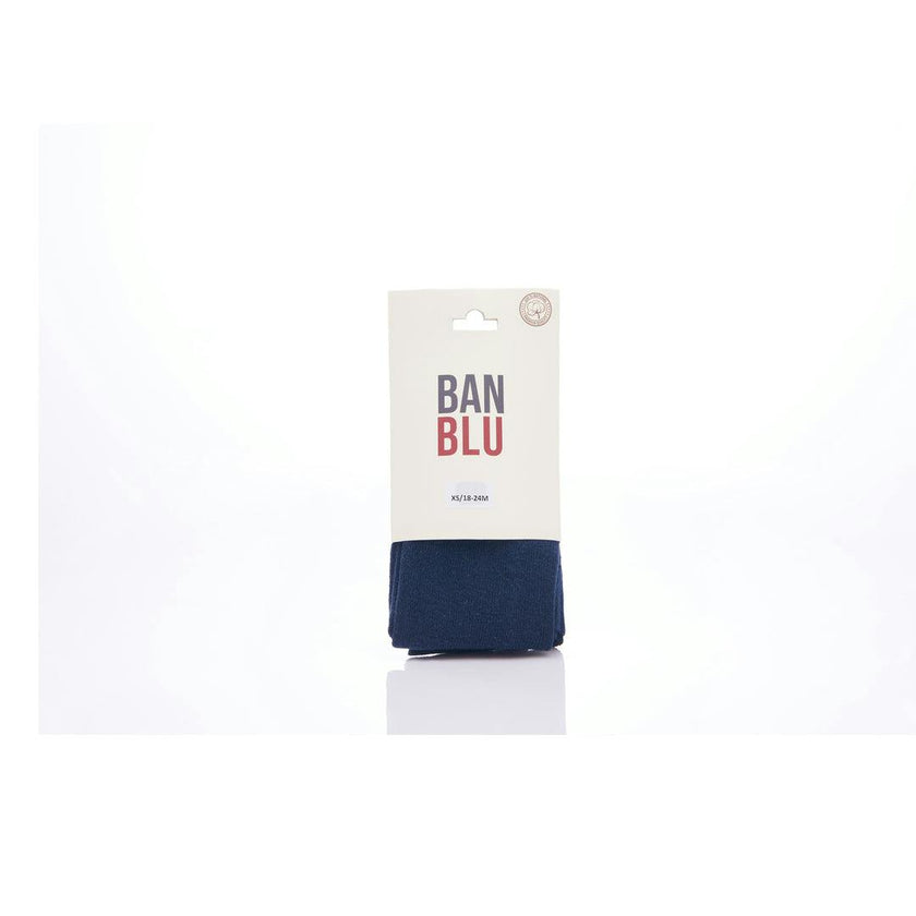 Navy Bamboo Cotton Tights