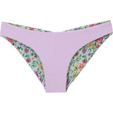 Women'S Reversible Ruched Full Bikini Bottom, Florals