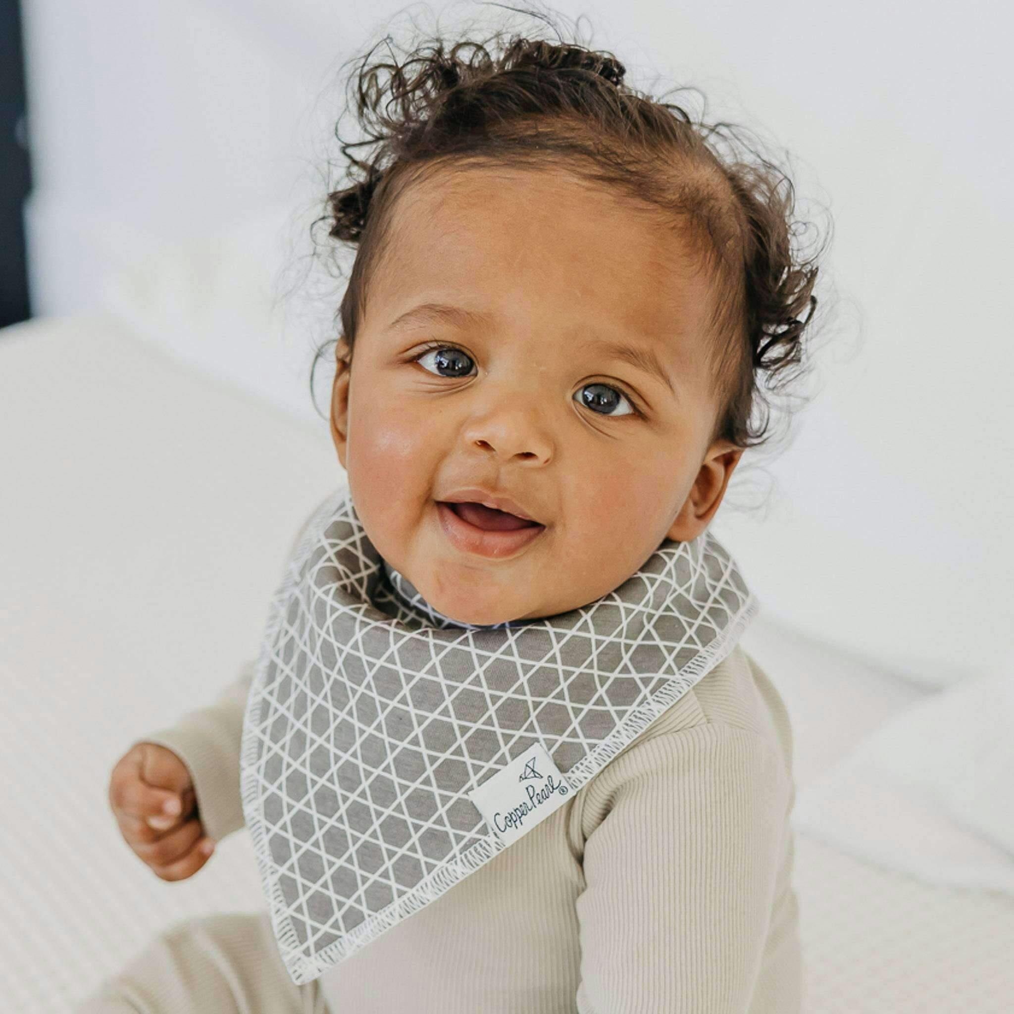 4 Pack Baby Bandana Bibs - Bogey