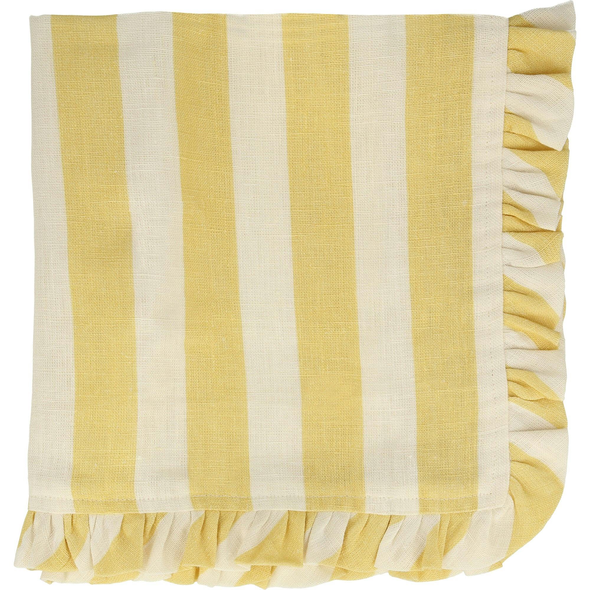 Stripe Ruffle Napkin Set