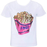 I love French Fries Sequin T-Shirt