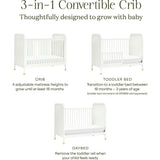 Brimsley Tambour 3-in-1 Convertible Crib