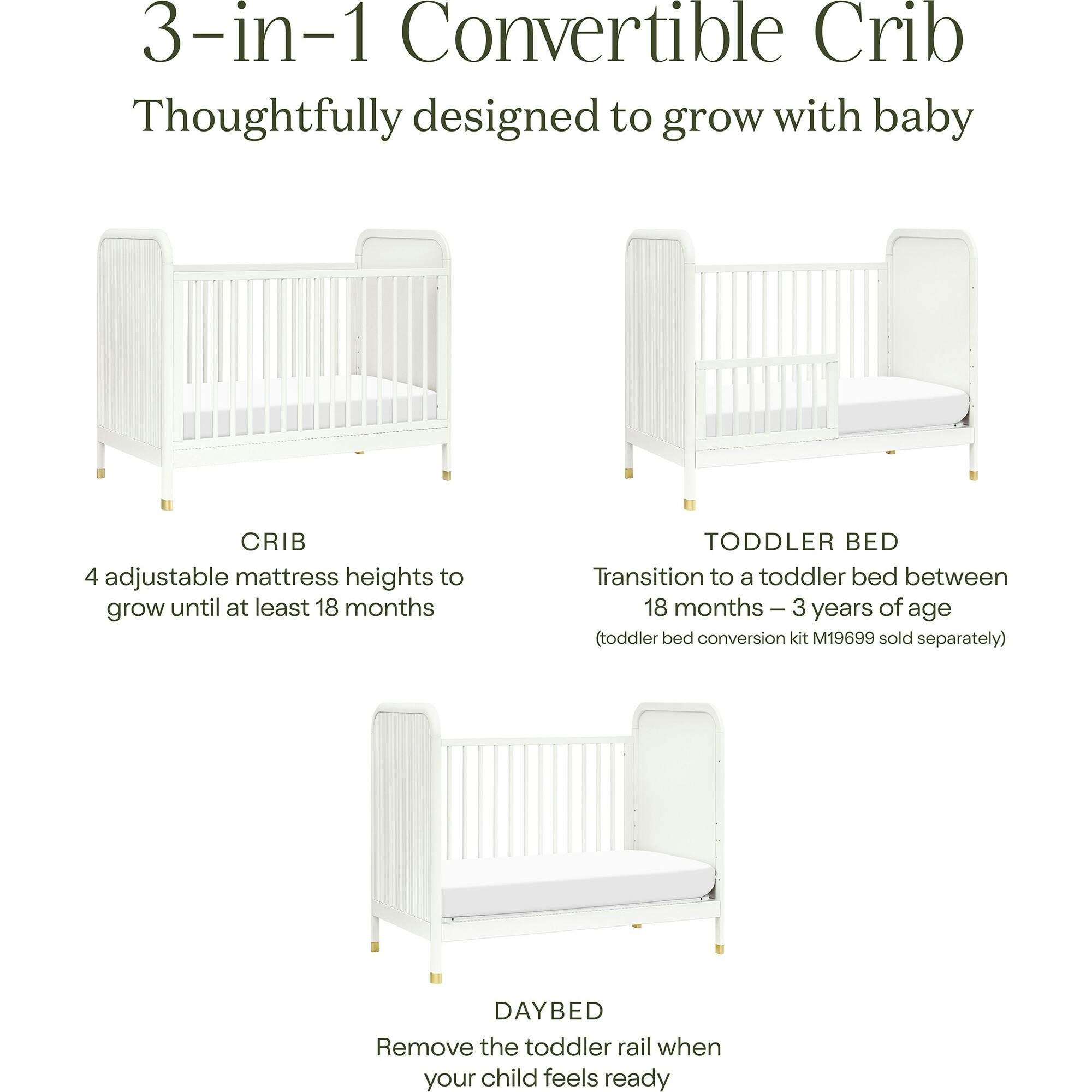 Brimsley Tambour 3-in-1 Convertible Crib