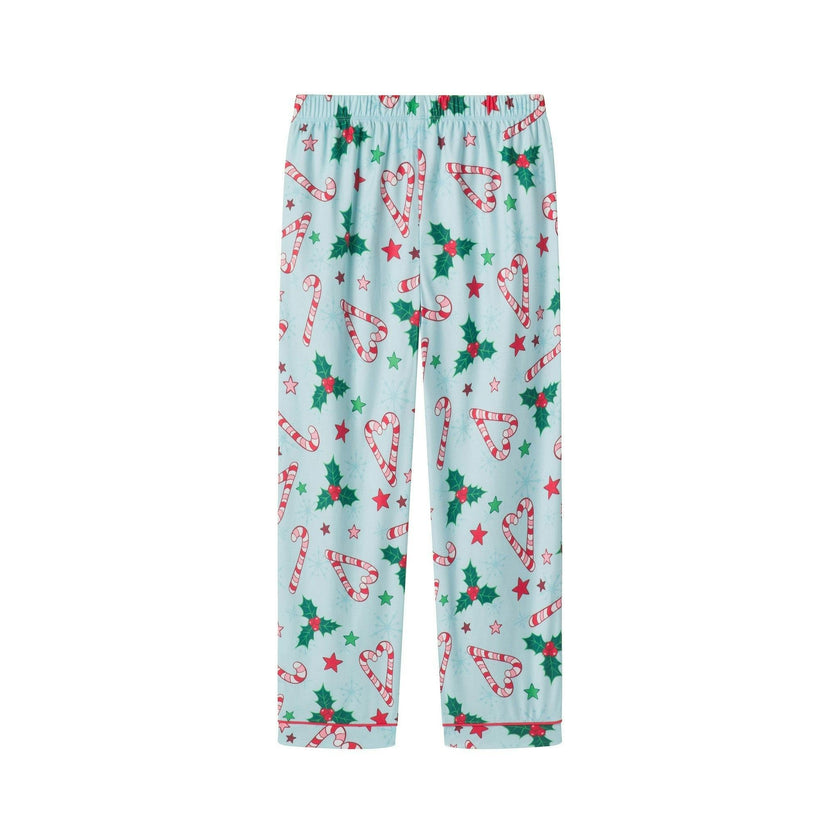 Girls & Tween Pajama Set | Candy Cane Hearts