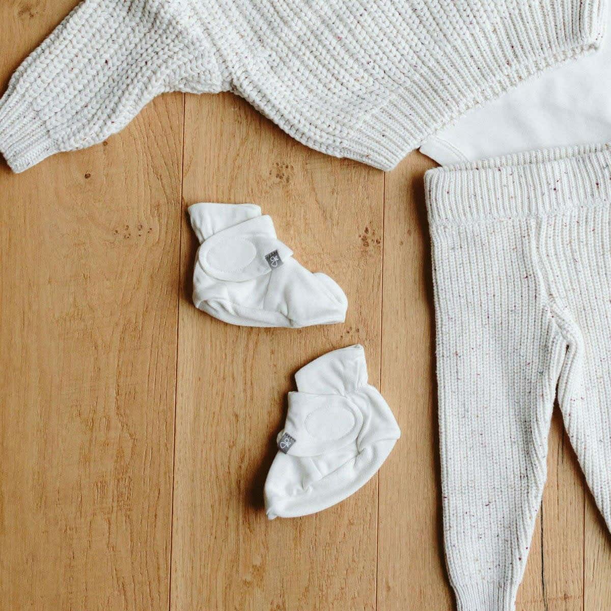 STAY ON BOOTS | CLOUD — Bamboo Organic Cotton Blend, 0–24M