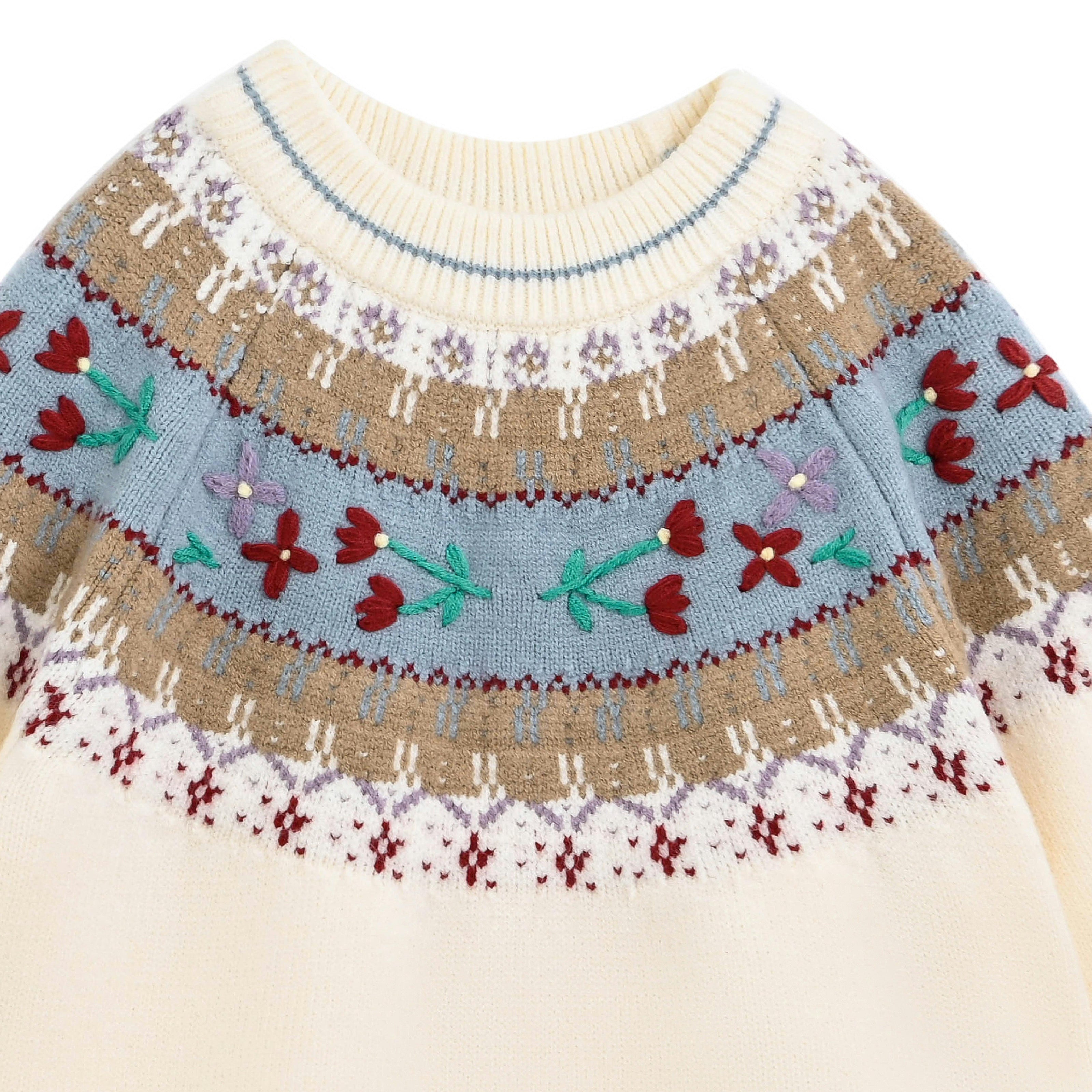 Cream Nordic Sweater