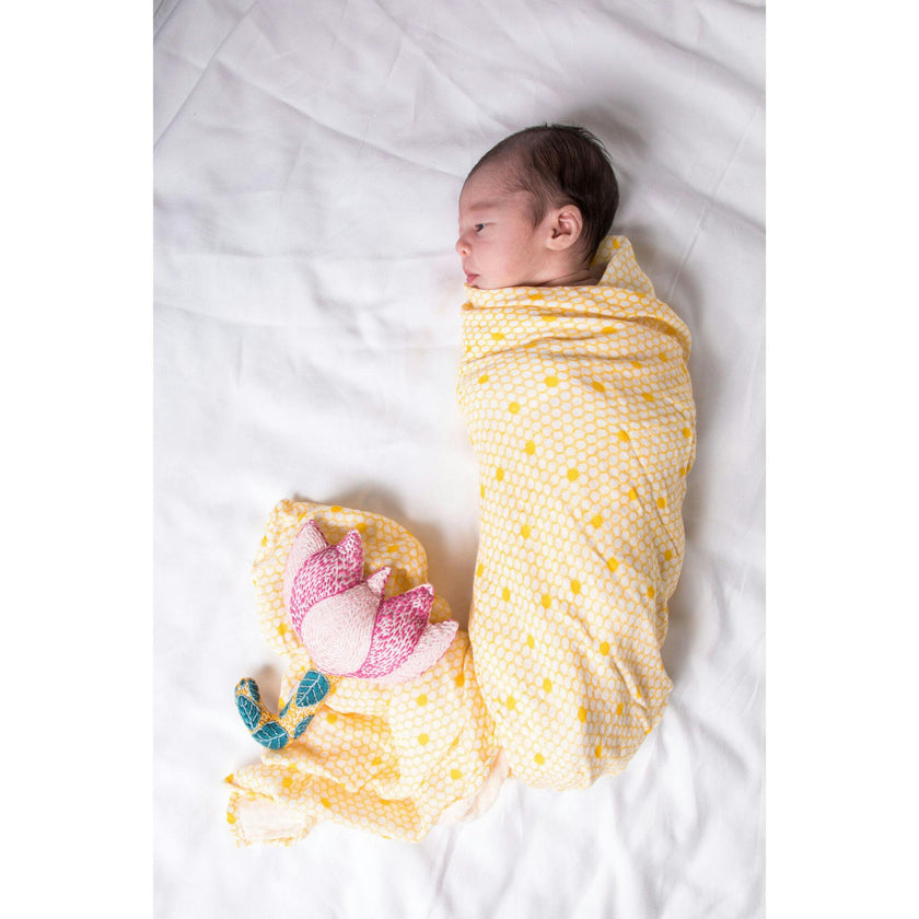 Organic Cotton Muslin Swaddle