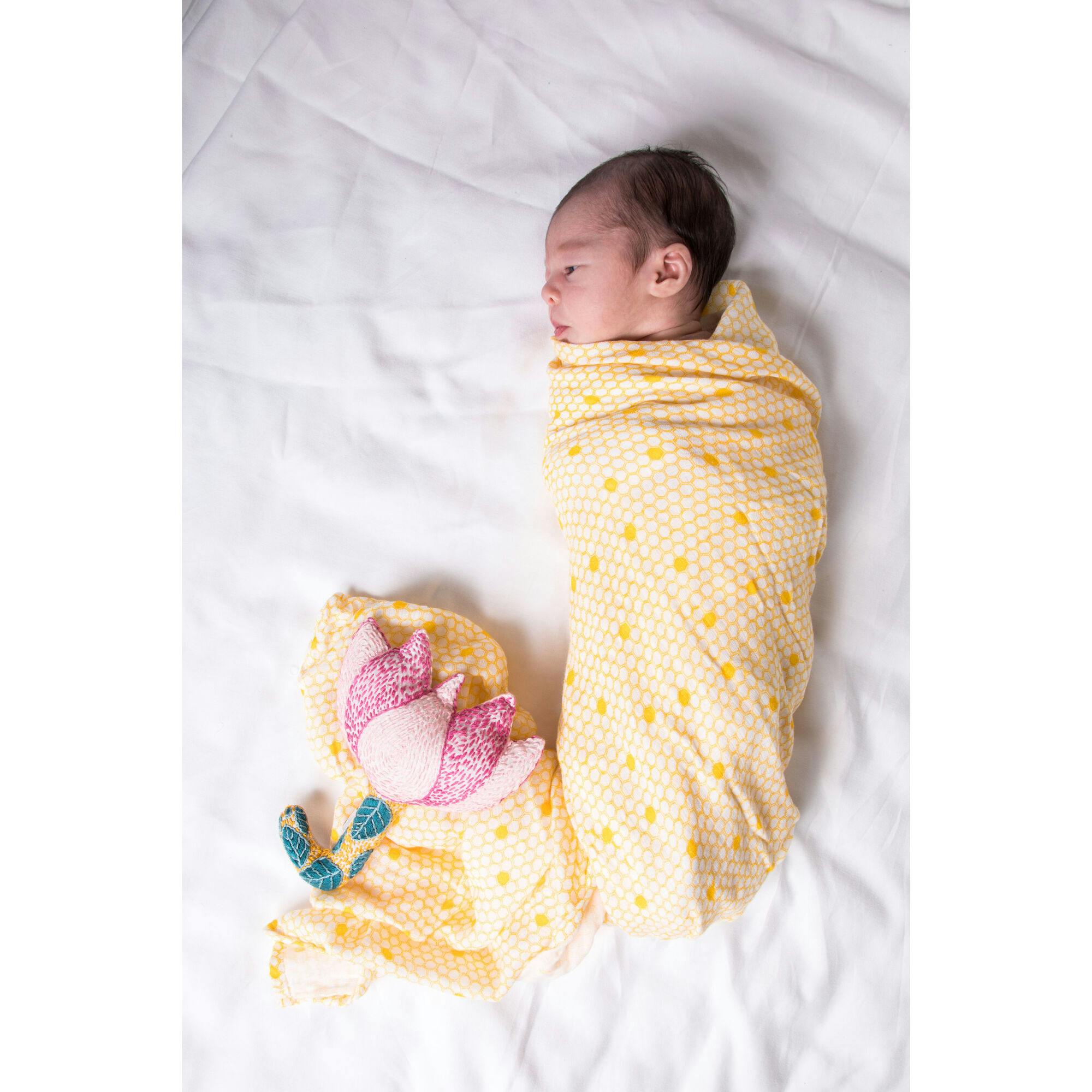 Organic Cotton Muslin Swaddle
