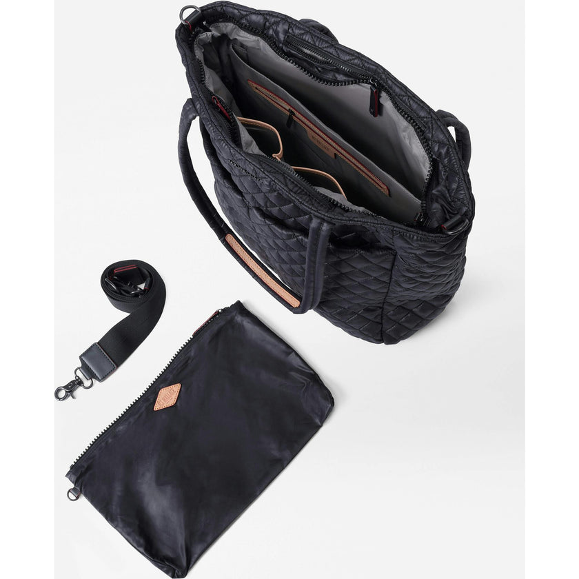 Black Large Metro Quatro Tote