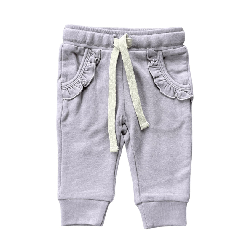 Girl's Joggers in Lavender Cloud
