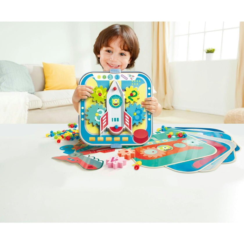Hape: Cogworks Experimental Playset&nbsp;- STEM Engineering Toy